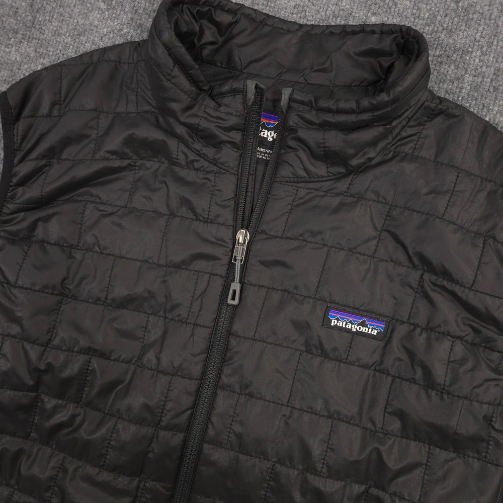 Patagonia Nano Puff Vest Mens XL Black Quilted Primaloft Insulated Lined Outdoor - Picture 2 of 10